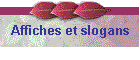 Affiches et slogans