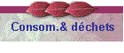 Consom.& d�chets