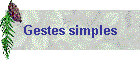 Gestes simples